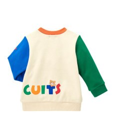 MIKI HOUSE HOT BISCUITS 【80-120cm】 立体ロゴ×キャラクタートレーナー