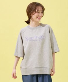 ANY L 【洗濯機可】刺繍ロゴミニ裏毛スウェット