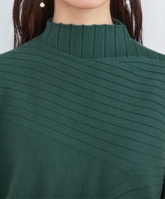 Tiaclasse 【新色追加・洗える】ランダムリブ編みドルマンニットチュニック