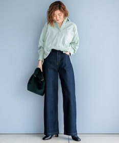 23区 S 【洗える】コットン コーデュロイ ブラウス