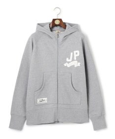 J.PRESS MEN 【NYUZELESS】ヘビーウェイト ジップアップ フーディ ライトグレー系