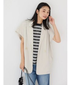 AMERICAN HOLIC 接触冷感Ｗボタンジレ