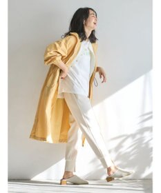 Green Parks フーデットロングコート