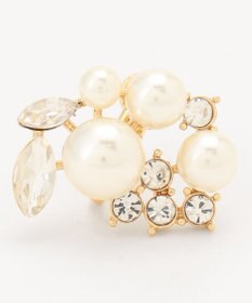 ANY SIS パール調ジュエル イヤリング