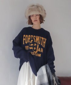 WEGO 【ユニセックス着用ITEM/MLサイズ展開/25年秋冬新作】ファジーグラフィックプルオーバー