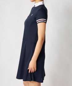 FILA GOLF／marie claire 【FILA GOLF】ハーフジッププリーツワンピース