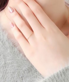 Phoebe 【K10】ブライトネスチェーンリング　ゴールド 3号/7号/11号/13号　BOX付き