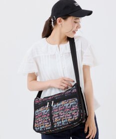 LeSportsac DELUXE EVERYDAY BAG/NYCスクリプトブラック