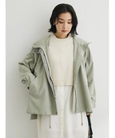 Green Parks ＳＥＴ２点　ニットベスト＋シャツワンピース