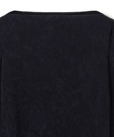 BEIGE， 【洗える・BAILA掲載】BUTLER / ストレッチベロアボートネックカットソー