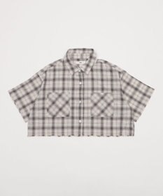 WEGO ショートチェックシャツ（S）