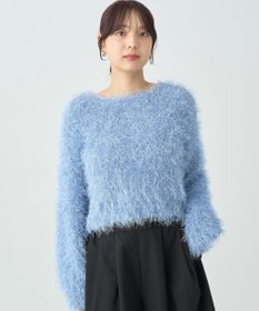 earth music&ecology きらきらフェザーニットプルオーバー