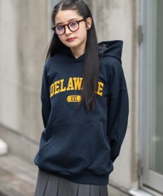 WEGO 【ユニセックス着用ITEM/SMLサイズ展開】グラフィックロゴプルパーカー