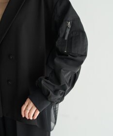 YECCA VECCA 異素材MIXテーラードジャケット