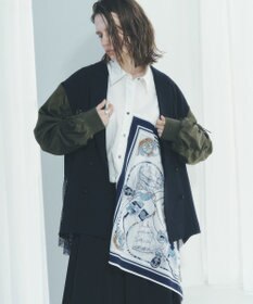 YECCA VECCA 異素材MIXテーラードジャケット