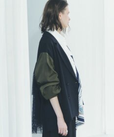 YECCA VECCA 異素材MIXテーラードジャケット