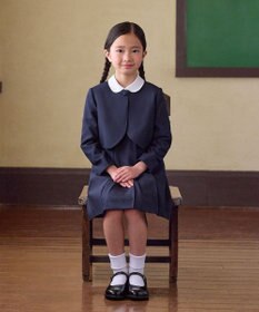 MIKI HOUSE HOT BISCUITS 【95-130cm】ウール素材のボレロ