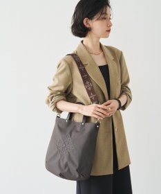 russet 《3/4～価格改定》スリム2WAYトートバッグ <コーデュラナイロン>(CE-1404-WEB)