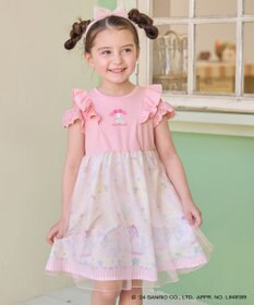 ANY KIDS 【サンリオキャラクターズ×any FAM】オン・オフショルダーチュールワンピース