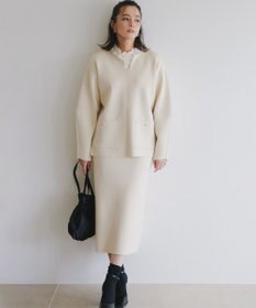 組曲 S 【加藤ローサさん着用】スムースストレッチニットアップ