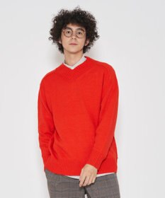 J.PRESS YORK STREET 【UNISEX】Vネックプルオーバー ニット