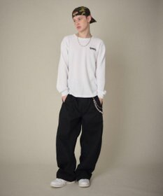 WEGO 【ユニセックス着用ITEM】ステッチカラーチノパンツ