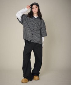 WEGO 【ユニセックス着用ITEM】ステッチカラーチノパンツ