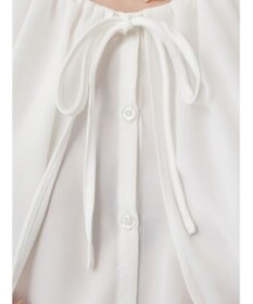 earth music&ecology ラッフルカラーブラウス