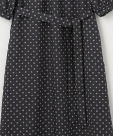 J.PRESS LADIES L 【洗える】ジオメトリックプリント ワンピース