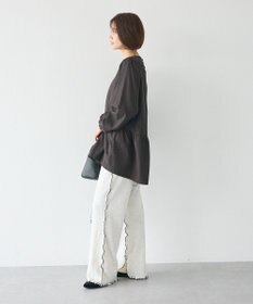 CRAFT STANDARD BOUTIQUE ボリュームスリーブウエストギャザーチュニック