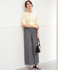 ANY SIS バンドカラーフロントタック ブラウス