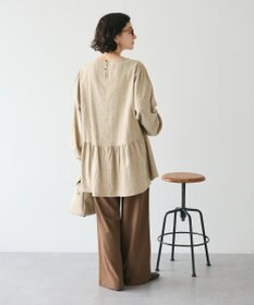 CRAFT STANDARD BOUTIQUE ボリュームスリーブウエストギャザーチュニック