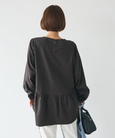 CRAFT STANDARD BOUTIQUE ボリュームスリーブウエストギャザーチュニック