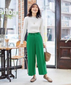 ANY 【ウエストゴム/ストレッチ/裏起毛】シークレットウォーム　ワイド