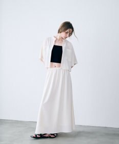 uncrave ドライタッチトロ フレアスカート