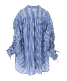 AMERICAN HOLIC 【WEB限定】イージーケアバックギャザーリボンシャツ