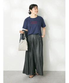 CRAFT STANDARD BOUTIQUE やわらかデニムタックワイドフレアパンツ