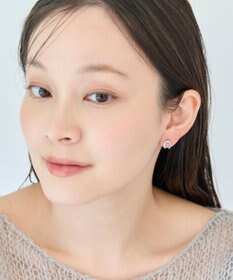 Phoebe 〈金属アレルギー対応〉グロッシーミニホースシューピアス　シルバー　ステンレス/馬蹄/蹄鉄/ラッキーモチーフ/ギフト/プレゼント