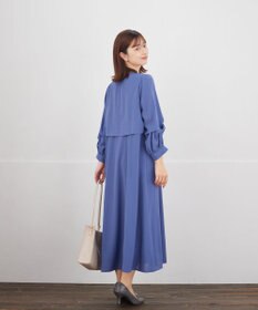 Tiaclasse L つまみタック袖ワンピース