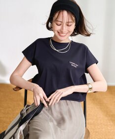 UNFILO 【新色追加】BEAUTY FORM-Tコットン ロゴフレンチT