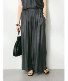 CRAFT STANDARD BOUTIQUE やわらかデニムタックワイドフレアパンツ