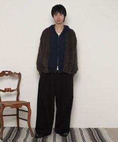 WEGO 【ユニセックス着用ITEM】フェザーニットボタンシャツ