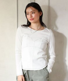 Green Parks ・ＳＵＧＡＲ　ＳＰＯＯＮ　ビスチェラインリブロンＴＥＥ