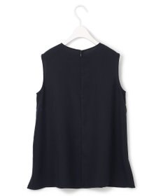 ICB 【接触冷感・UVケア・速乾・洗える】 FluidBackSatin ノースリーブブラウス