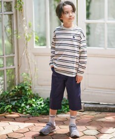 J.PRESS KIDS 【90-130cm】 トラッドボーダーロンＴシャツ