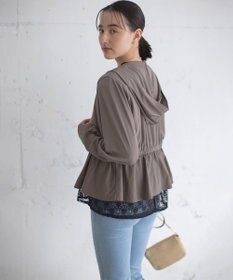 組曲 【WEB限定】ラッシュガード ペプラムパーカー