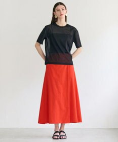 BEIGE， YANN / ラップタック フレアスカート