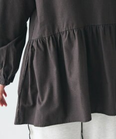 CRAFT STANDARD BOUTIQUE ボリュームスリーブウエストギャザーチュニック