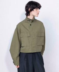 NAVE 【ReNAVE・セットアップ可/洗える】コットンリネンカルゼ ショートジャケット