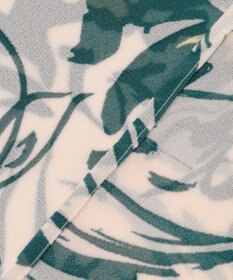 23区 【洗える】ニュアンスフラワー プリント ブラウス